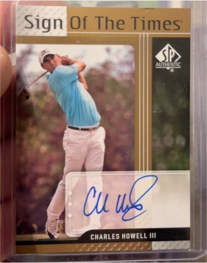 2012 Upper Deck SP Authentic Sign of the Times #ST-CH Charles Howell III — front