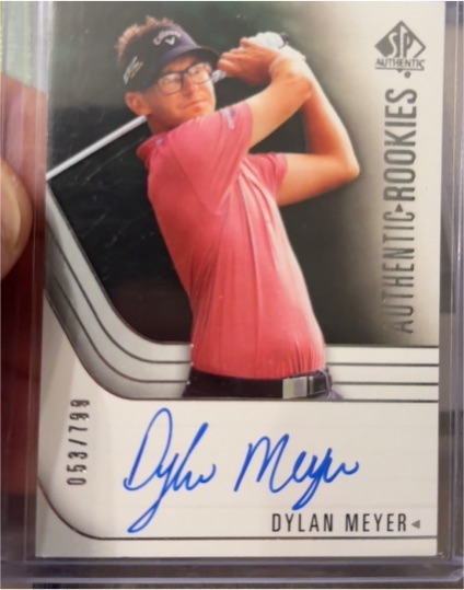 2021 SP Authentic #99 Dylan Meyer — front