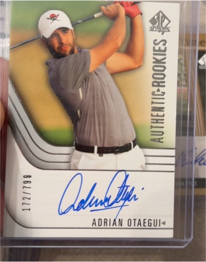 2021 Upper Deck SP Authentic Rookies #76 Adrián Otaegui — front
