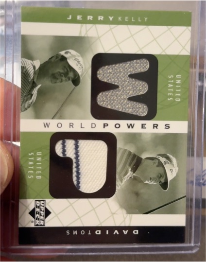 2003 Upper Deck World Powers Double #WP2-JK/DT Jerry Kelly David Toms — front