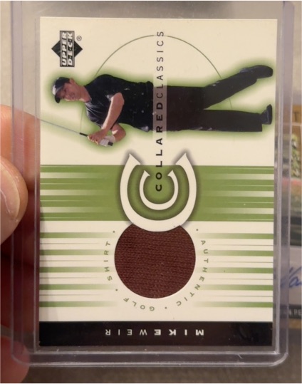 2003 Upper Deck Collared Classics #CC-MW Mike Weir — front
