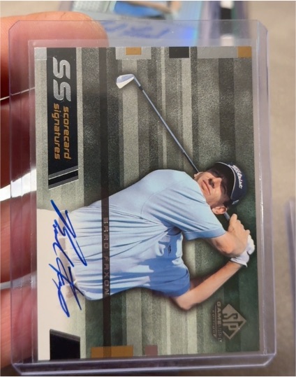 2003 SP Game Used Edition Scorecard Signatures #SS-JP5 Jesper Parnevik — front