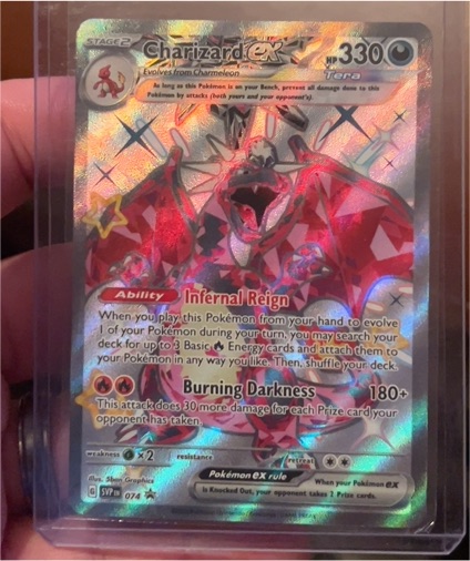 2024 Pokémon Scarlet & Violet Black Star Promo #074 Charizard ex — front