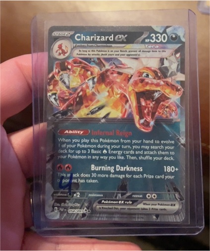 2023 Pokémon TCG Scarlet & Violet #054/091 Charizard ex — front