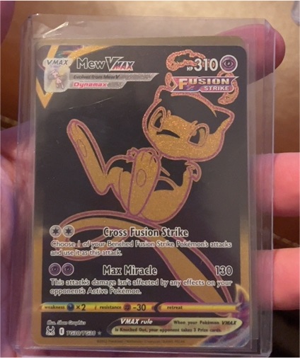 2021 Pokémon Sword & Shield Fusion Strike #TG30 Mew VMAX — front