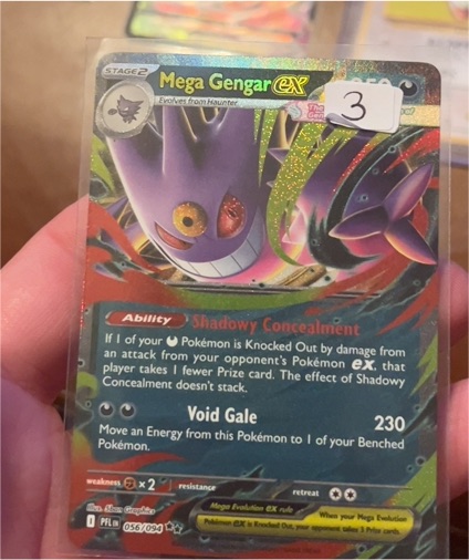 Mega Gengar EX 056/094 Phantasmal Flames — front