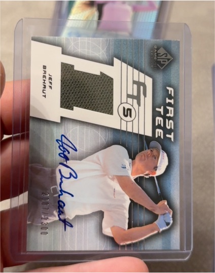 2003 SP Game Used Edition First Tee #64 Jeff Brehaut — front