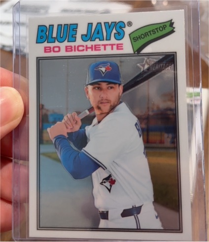 2026 Topps Heritage #122 Bo Bichette — front