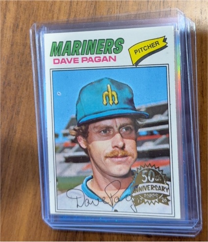 1977 Topps #508 Dave Pagan Seattle Mariners — front