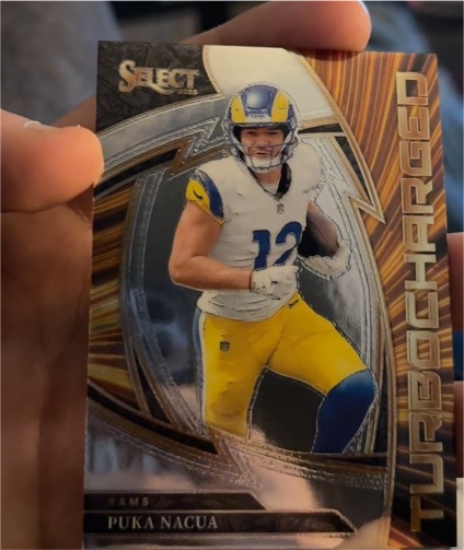 2025 Panini Select #9 Puka Nacua Turbocharged — front