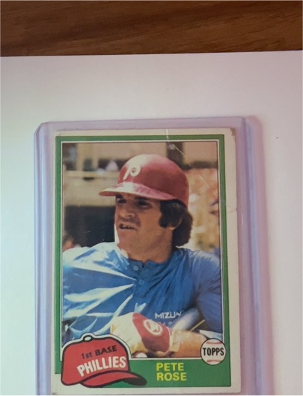 1981 Topps #180 Pete Rose — front
