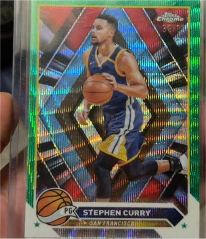 2023-24 Topps Chrome #30 Stephen Curry — front