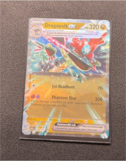 2024 Pokemon Dragapult ex #160/217 Ascended Heroes — front