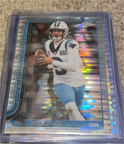 2025 Topps Chrome #40 Bryce Young — front