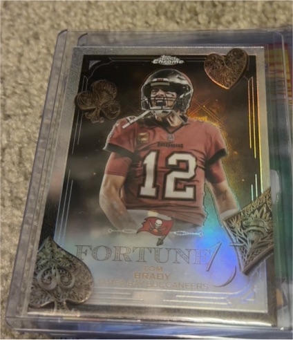 2025 Topps Chrome Fortune 15 #F15-35 Tom Brady — front