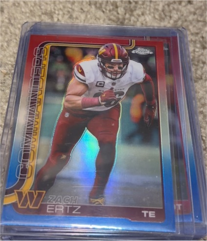 2025 Topps Chrome #297 Zach Ertz — front