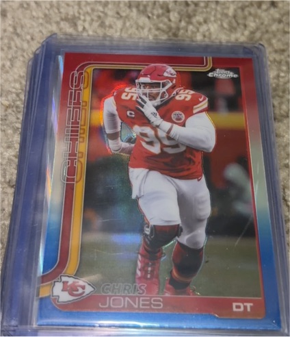 2025 Topps Chrome #153 Chris Jones — front