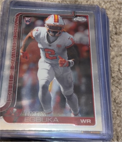 2025 Topps Chrome #312 Emeka Egbuka — front