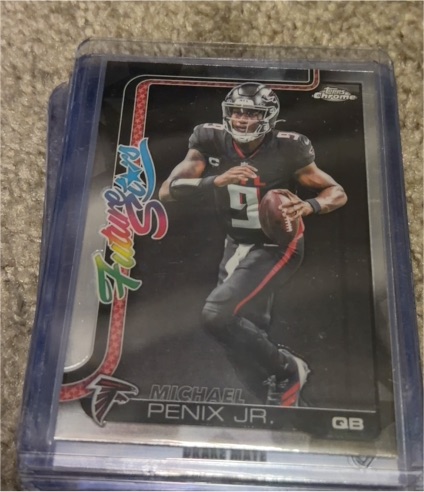 2025 Topps Chrome #FS-19 Michael Penix Jr. Future Stars — front