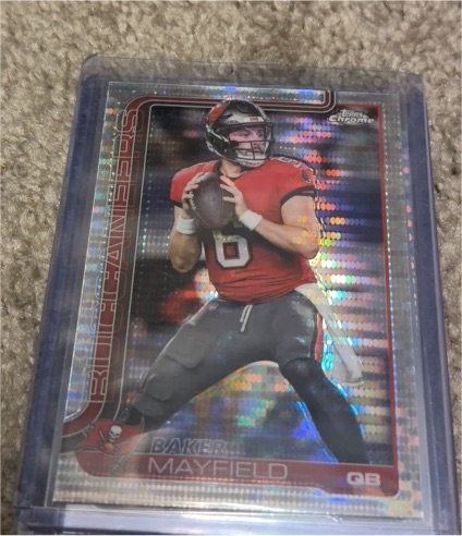 2025 Topps Chrome #281 Baker Mayfield — front