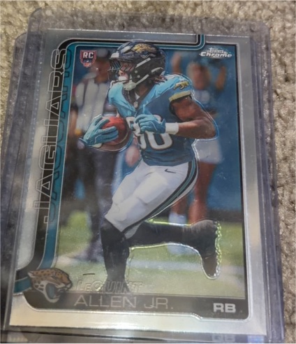 2025 Topps Chrome #384 LeQuint Allen Jr. — front
