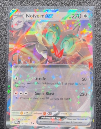2021 Pokémon Scarlet & Violet Prismatic Evolutions #091 Noivern EX — front