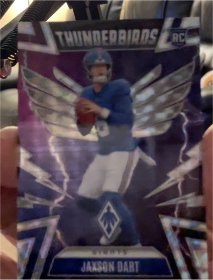 2025 Panini Phoenix Thunderbirds #38 Jaxson Dart Rookie Card — front