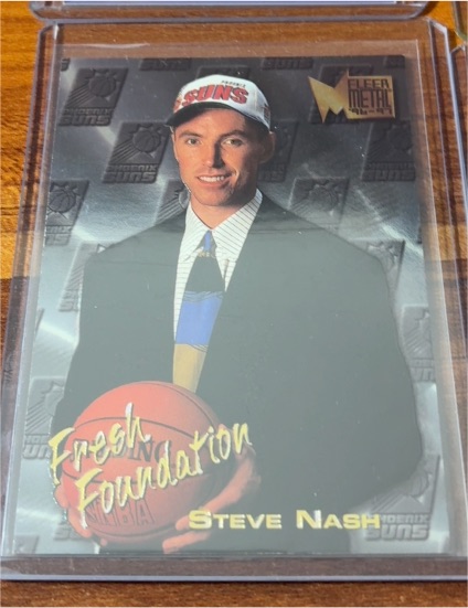 1996-97 Fleer Metal #138 Steve Nash Fresh Foundation Rookie — front