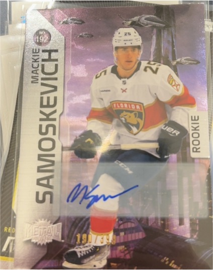 2023-24 Upper Deck Metal Universe #192 Mackie Samoskevich Rookie — front