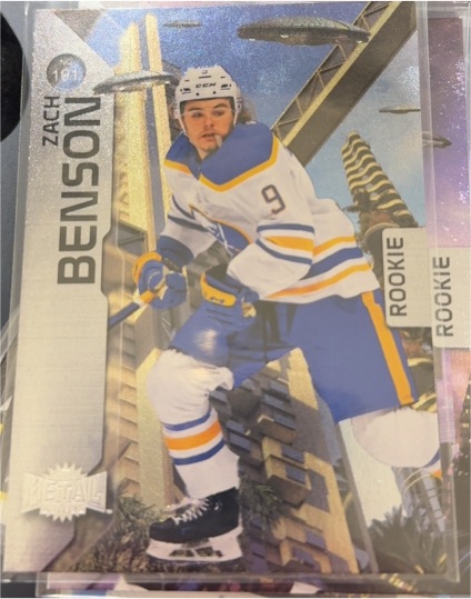 2023-24 Skybox Metal Universe #191 Zach Benson — front