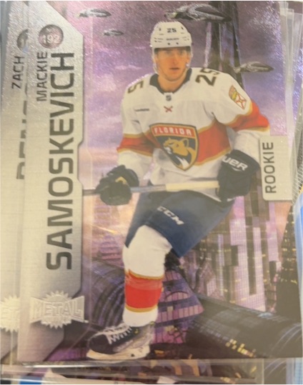 2023-24 Skybox Metal Universe #192 Mackie Samoskevich Rookie — front