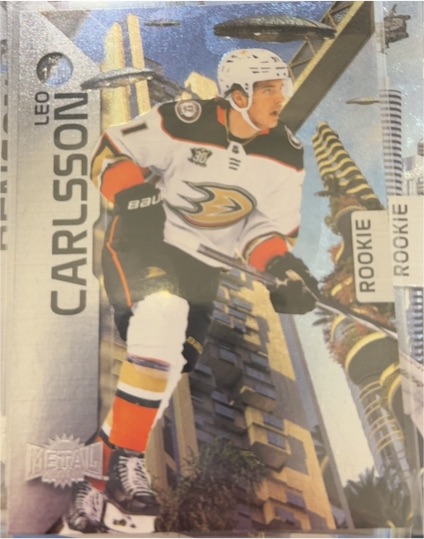 2023-24 Skybox Metal Universe #151 Leo Carlsson — front