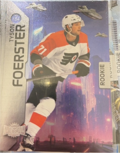 2023-24 Skybox Metal Universe #154 Tyson Foerster — front