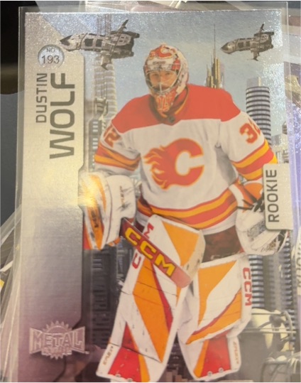 2023-24 Skybox Metal Universe #193 Dustin Wolf — front