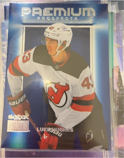 2023-24 Skybox Metal Universe Premium Prospects #PP-50 Luke Hughes — front