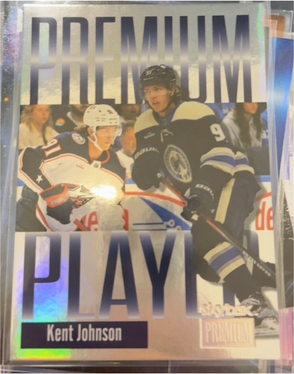 2023-24 Skybox Metal Universe Premium Player #13PP Kent Johnson — front