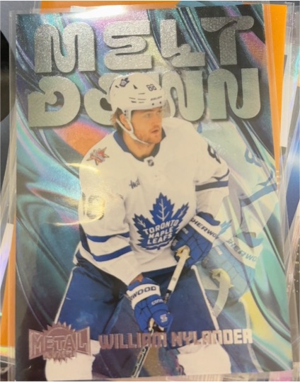 2023-24 Skybox Metal Universe Meltdown #M2 William Nylander — front