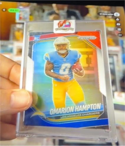 2025 Panini Prizm #355 Omarion Hampton — front