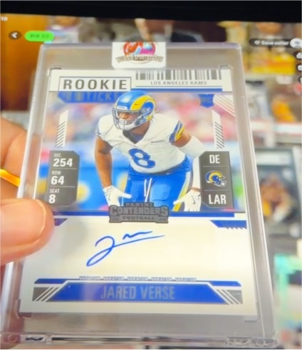 2024 Panini Contenders #147 Jared Verse Rookie Ticket — front