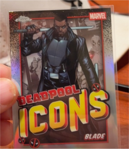2025 Topps Chrome Deadpool Icons #DI-8 Blade — front
