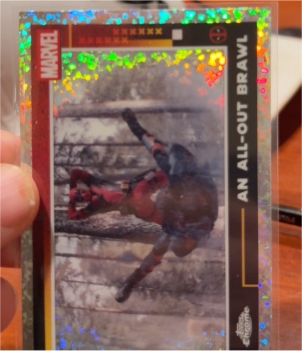 2025 Topps Chrome Deadpool #52 An All Out Brawl — front
