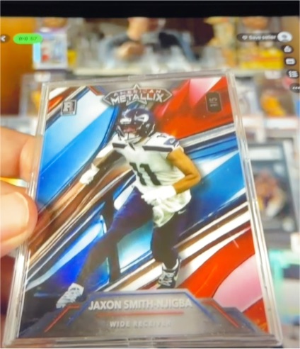 2023 Wild Card American Metallix #1/5 Jaxon Smith-Njigba — front