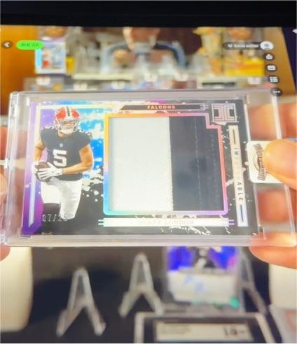 2025 Panini Impeccable #IPV-DLN Drake London — front