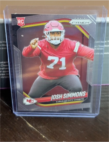 2025 Panini Prizm #337 Josh Simmons — front