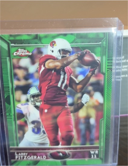 2015 Topps Chrome #58 Larry Fitzgerald — front