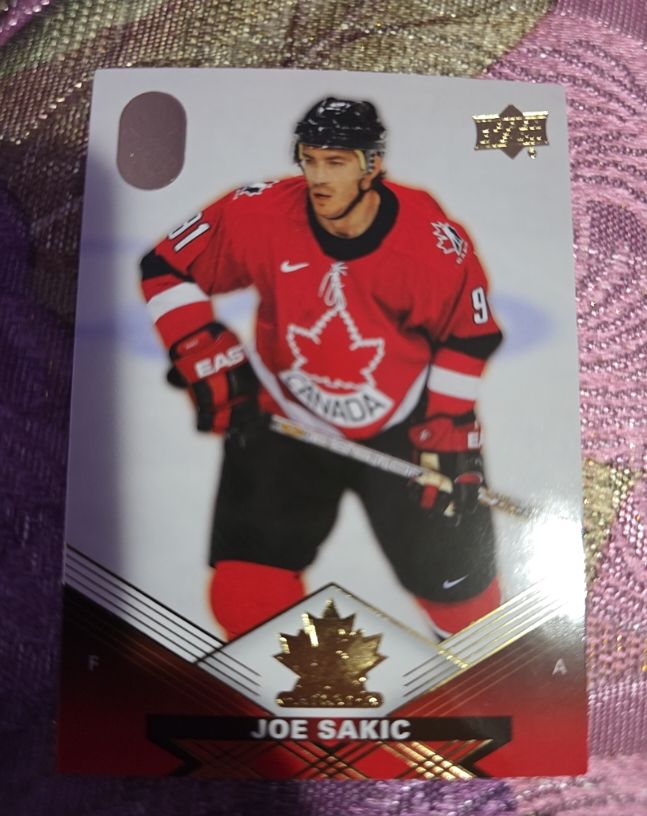 2017-18 Upper Deck Canadian Tire Team Canada #86 Joe Sakic — front