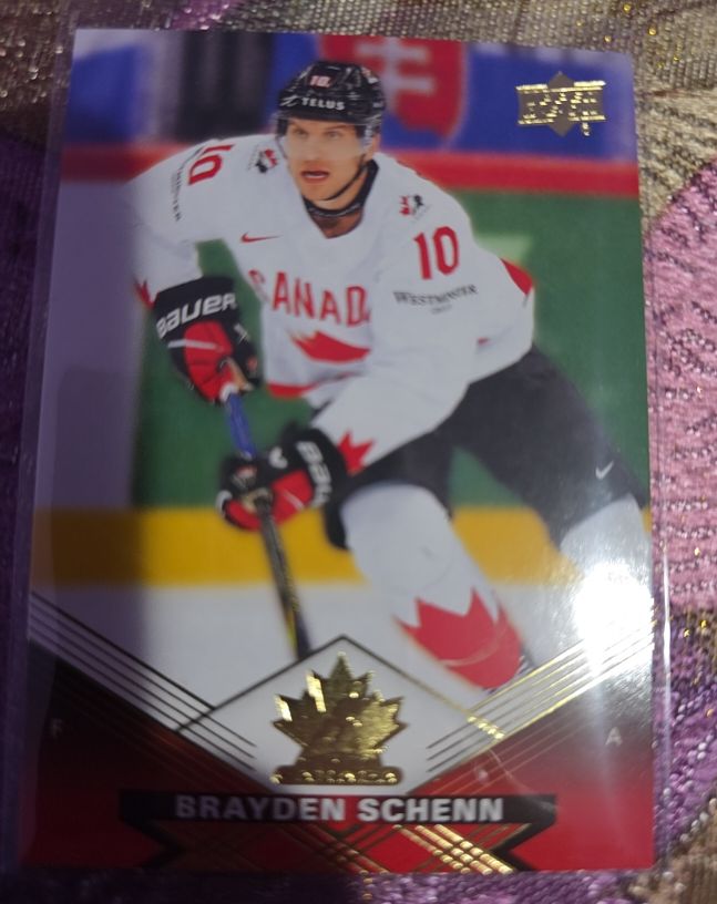 2017-18 Upper Deck Canadian Tire Team Canada #34 Brayden Schenn — front