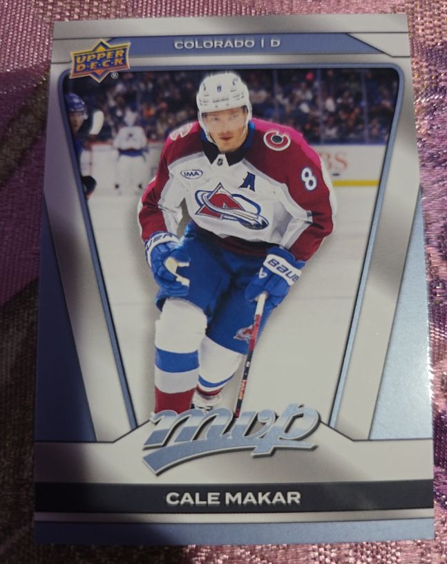 2025-26 Upper Deck MVP #130 Cale Makar — front