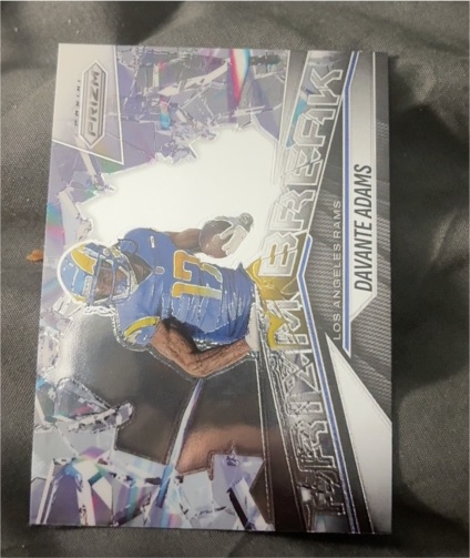 2025 Panini Prizm #10 Davante Adams Prizm Break — front