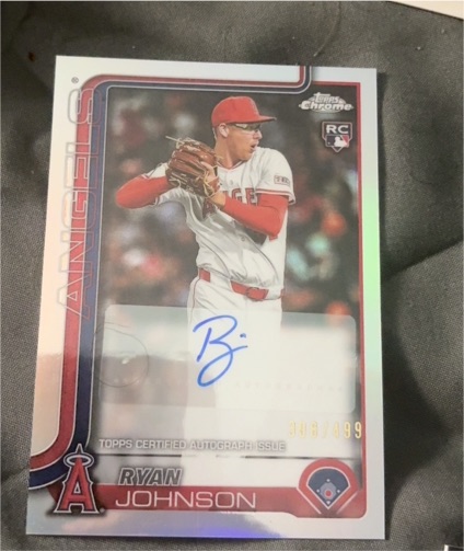2025 Topps Chrome Update Series #AC-RJO Ryan Johnson — front